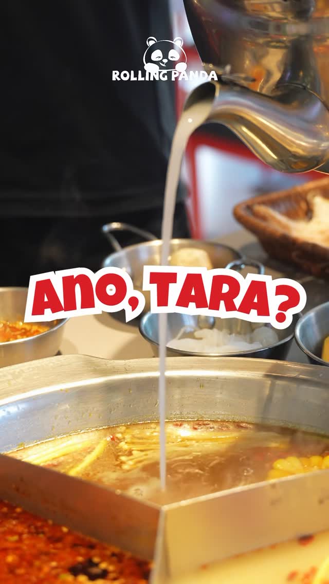 Hotpot broth being poured — table experience