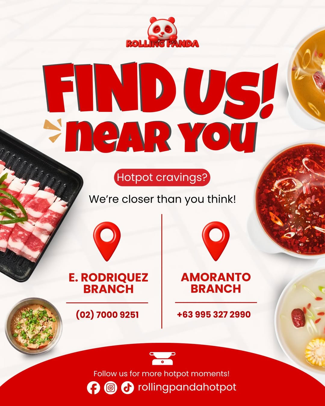 Find Rolling Panda near you — E. Rodriguez and Amoranto branches